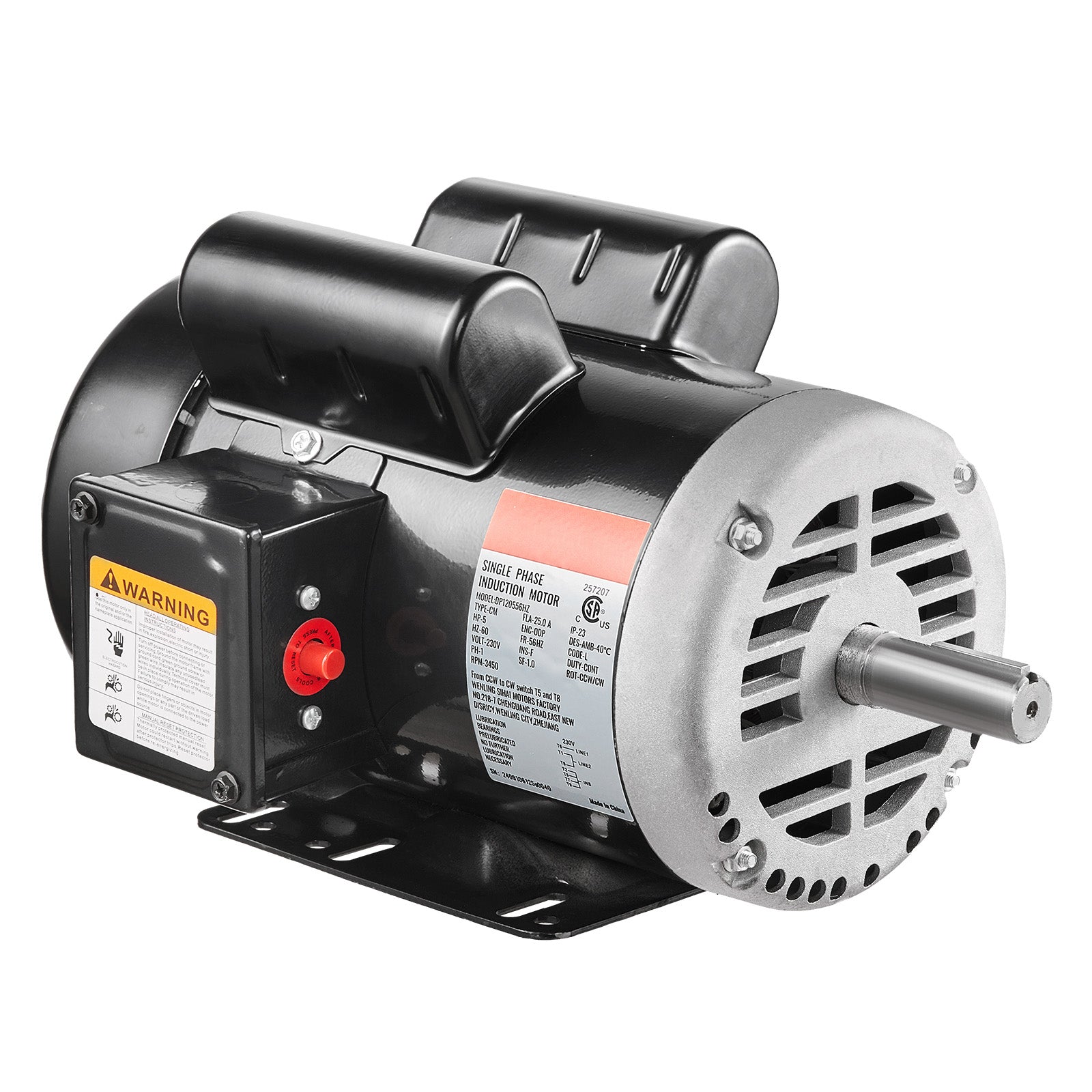 5HP Air Compressor Electric Motor (230V 25A)