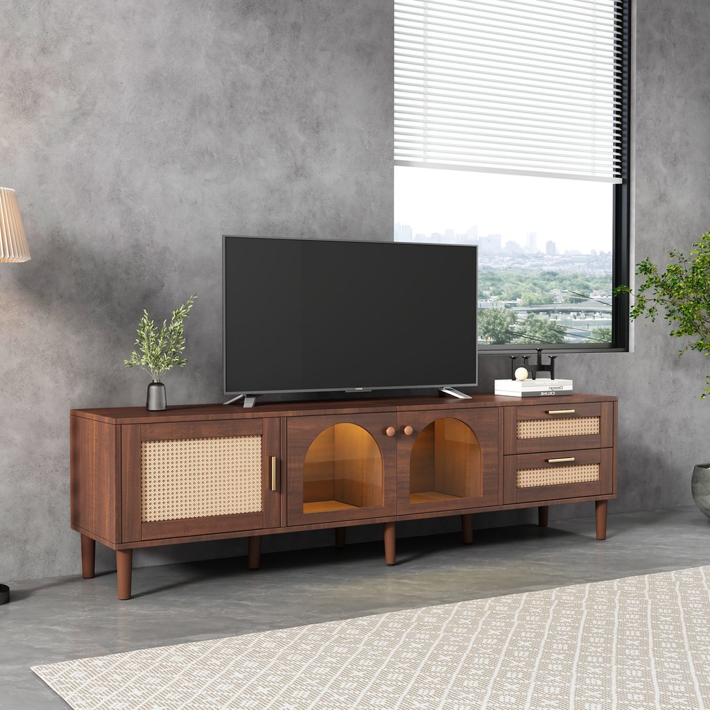 70 Inch TV Stand for TVs Up to 80 Inches