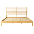 Premium Solid Wood King Size Bed Frame with Headboard