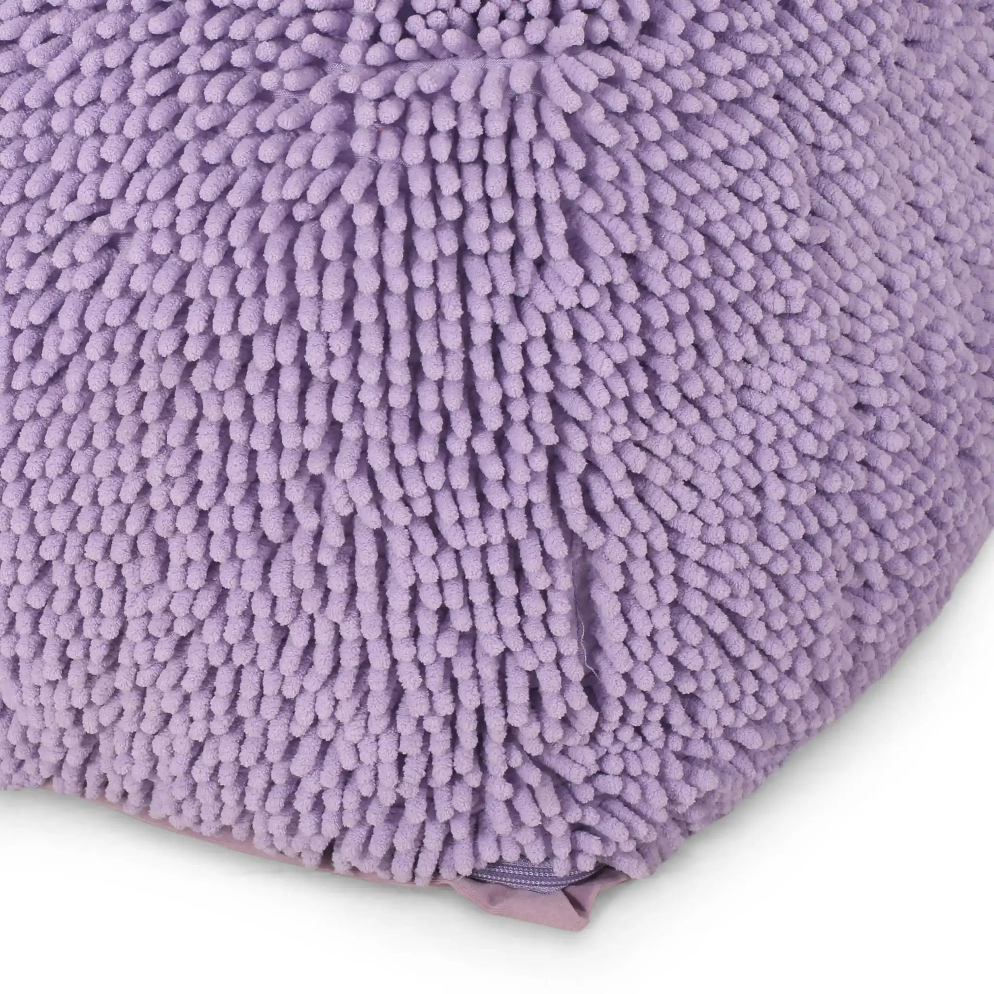 Spongy Microfiber Square Pouf Soft Seating