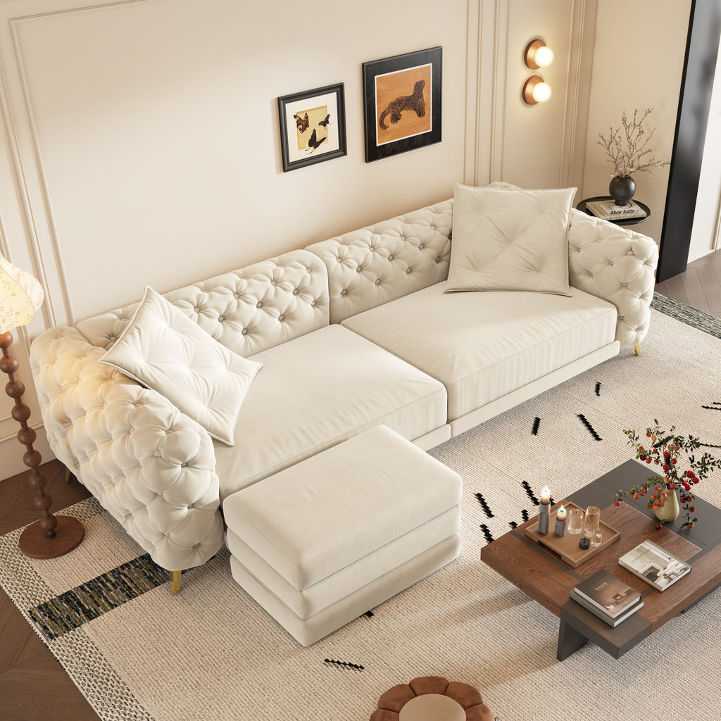 3-in-1 Convertible Sleeper Sofa