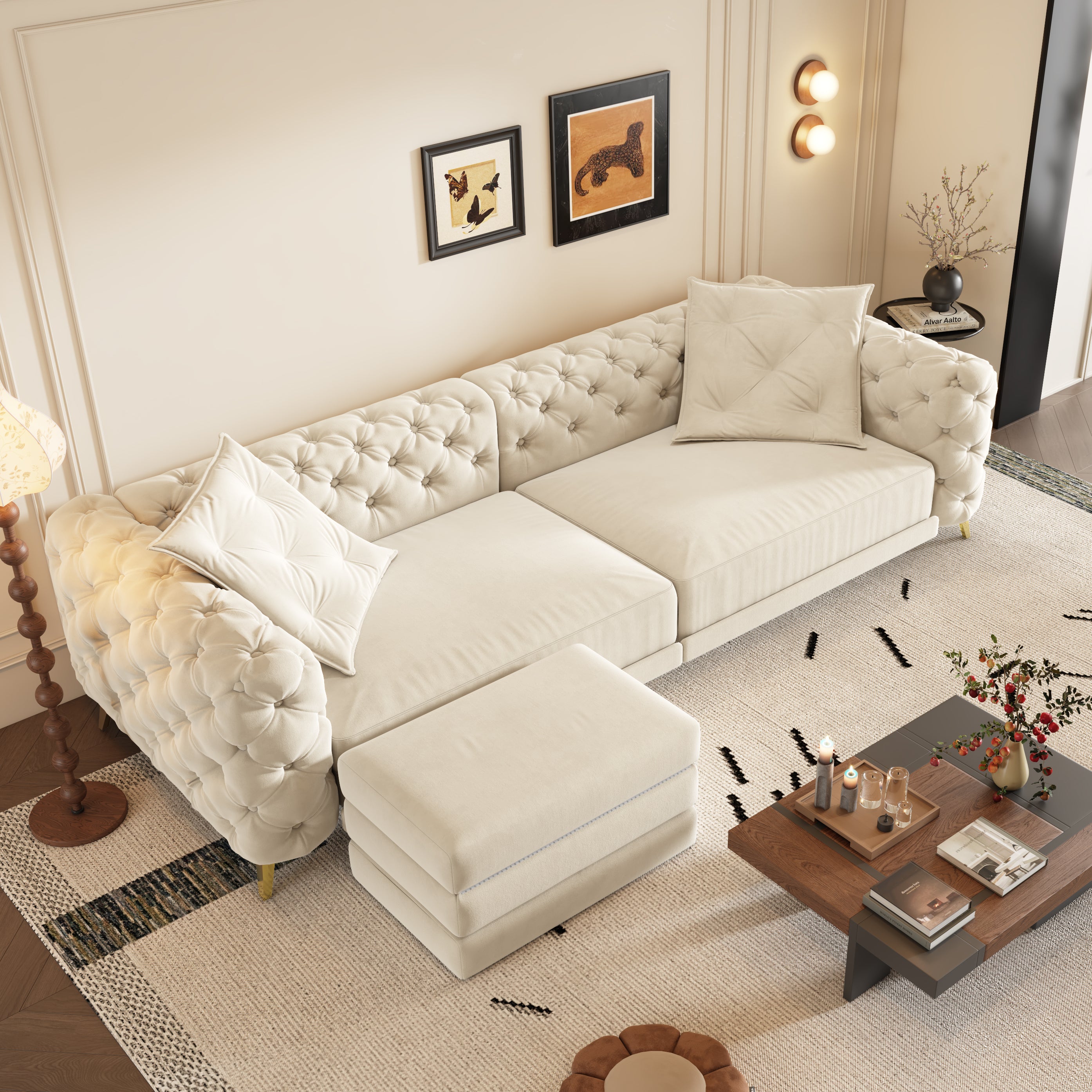 3-in-1 Convertible Sleeper Sofa