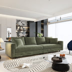 Plush Corduroy 4-Seat Sofa