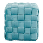 Square 16" Ottoman in Ice