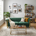 FX-P81B-RG Velvet Sofa