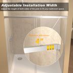 60" Width x 72" Height Single Sliding Shower Door