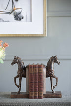 Trotting Horse Bookends Set