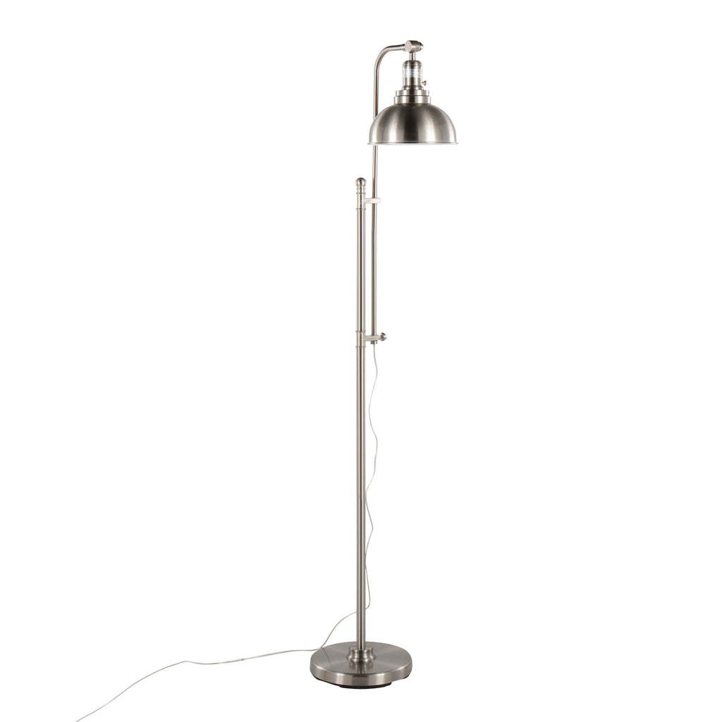 Floor Lamp in Nickel