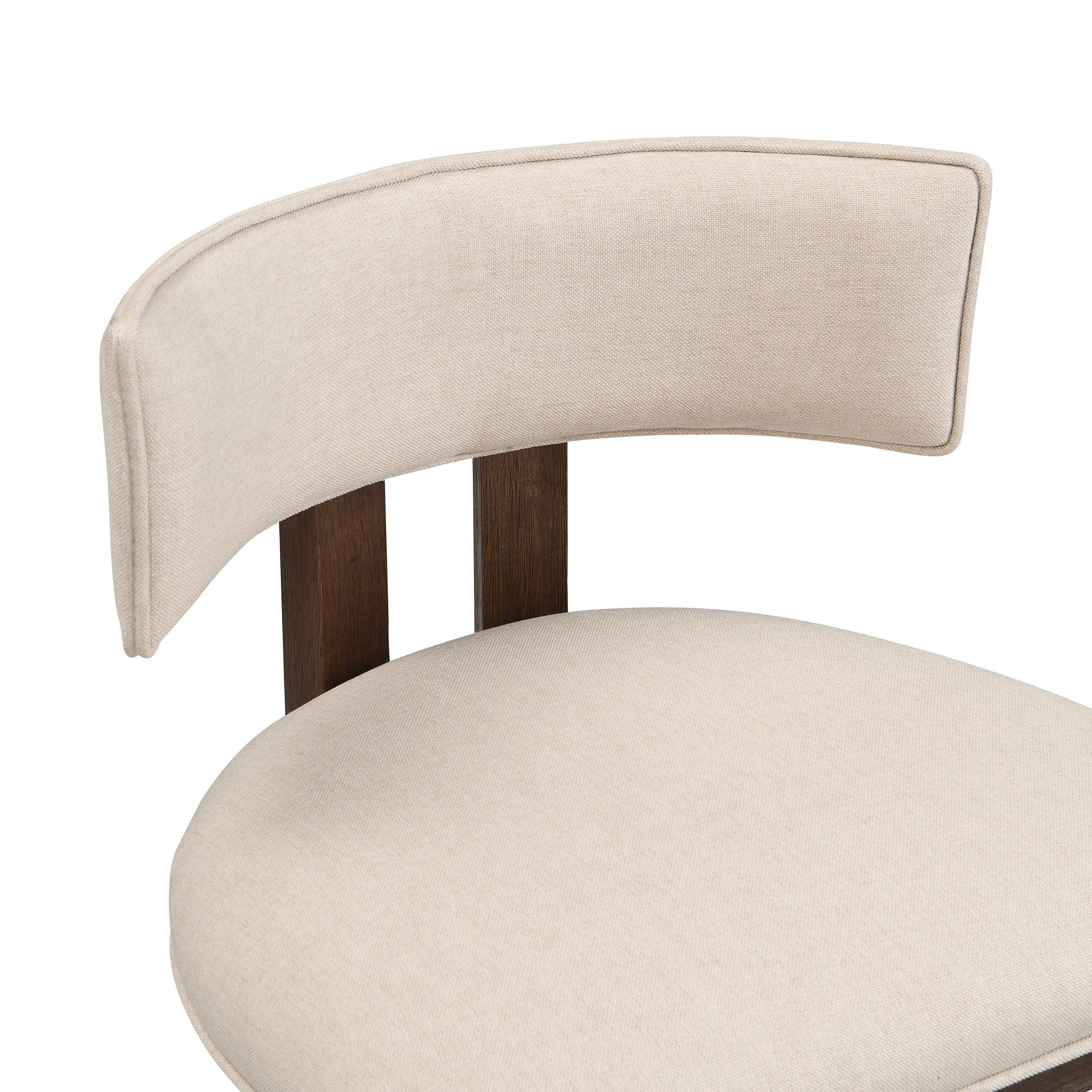 26" Counter Height Bar Stool, Upholstered Counter Stools (Set of 2)