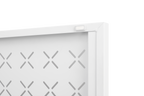 Grid Double Door Shoe Cabinet
