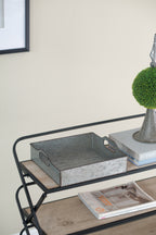 Set of 3 Decorative Galvanized Trays