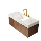 Muri 48" Bathroom Vanity & Sink, Floating Plywood Storage Cabinet