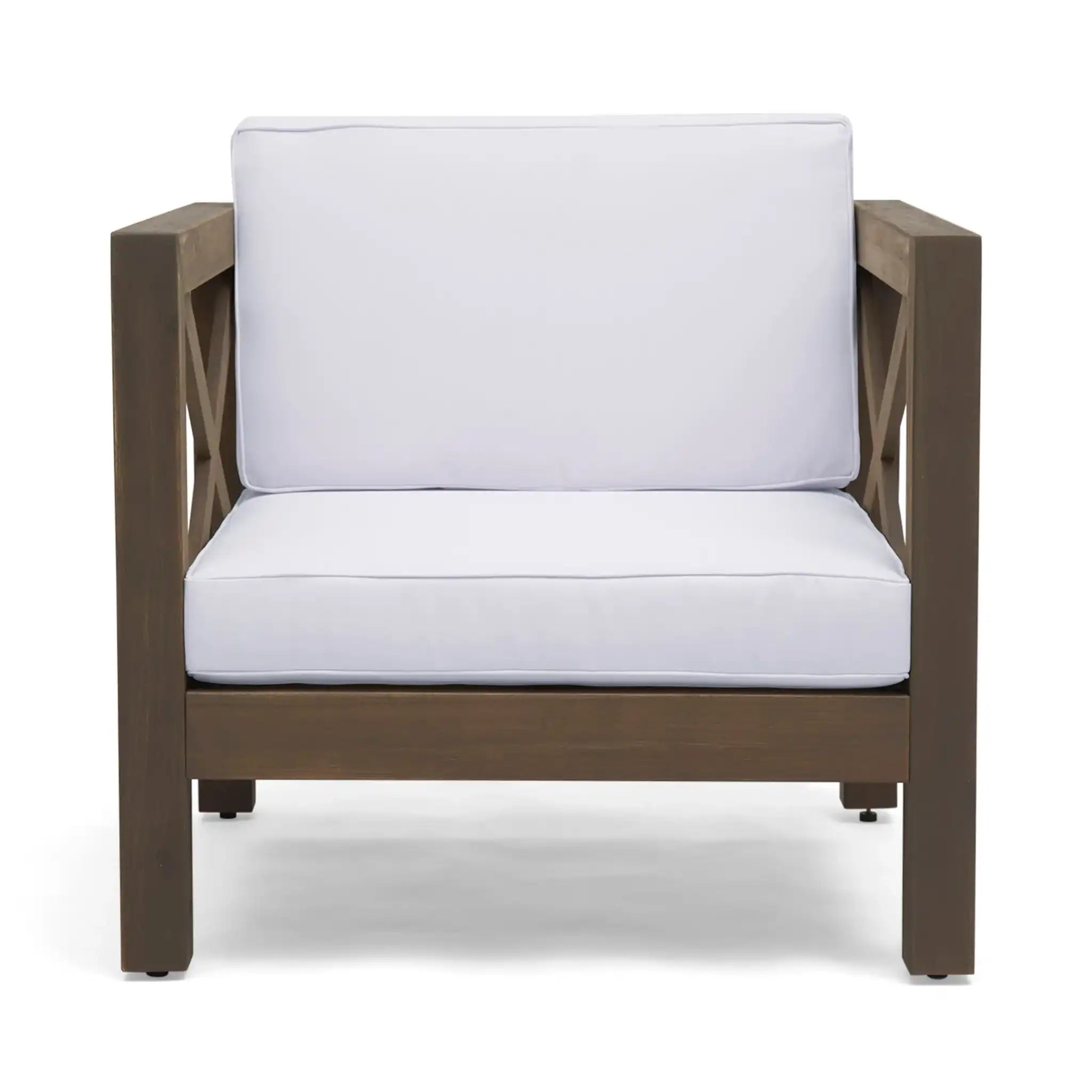 Brava Mid-Century Modern Club Chair with Water Resistant Cushions