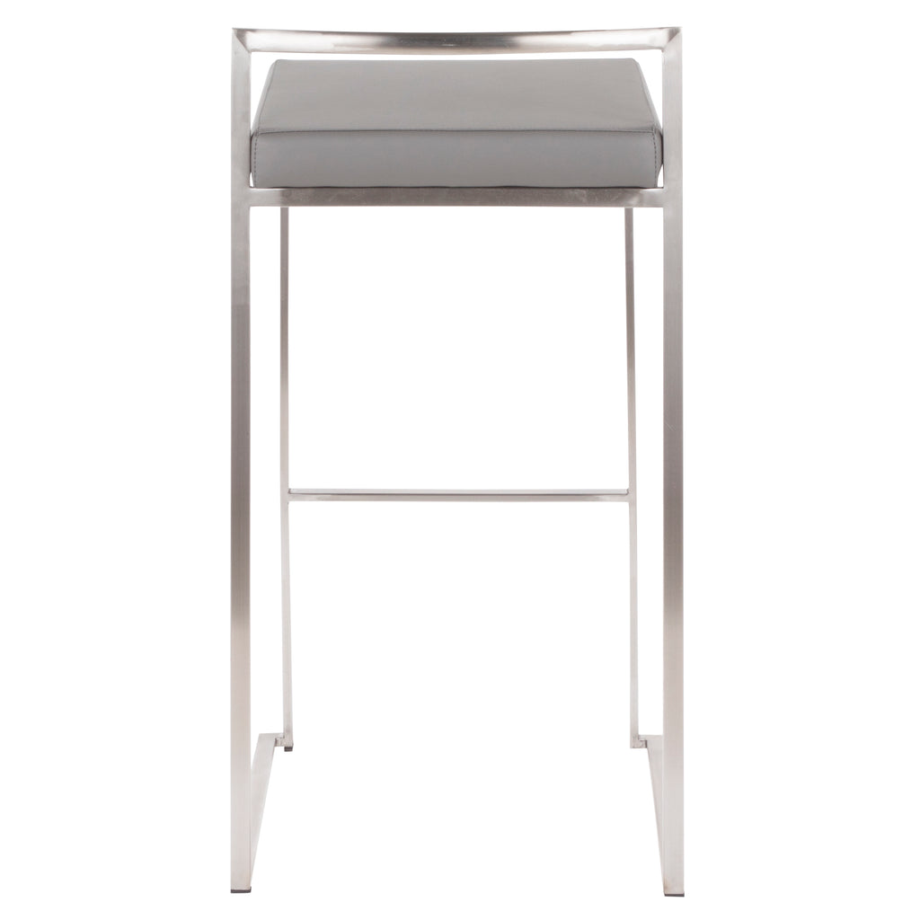 30" Contemporary Stackable Barstool Set