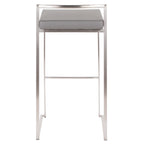 30" Contemporary Stackable Barstool Set