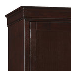 Elegant Cappuccino Storage Armoire