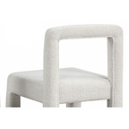Modern Dining Chair Set of 2, Boucle Upholstered