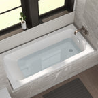 66-Inch Acrylic Built-in Soaking Tub - Glossy
