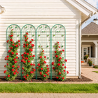 2 Pack Metal Garden Trellis 86.7" x 19.7"
