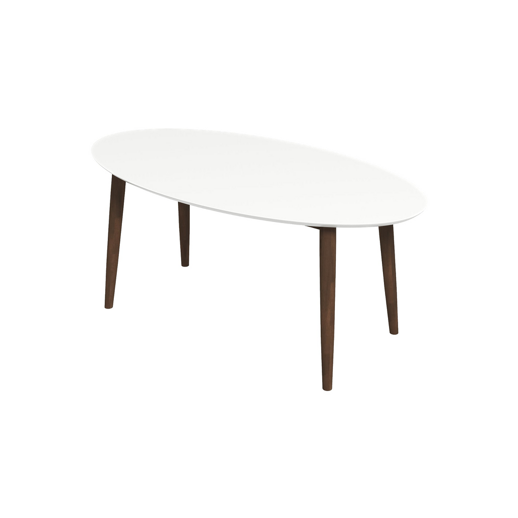 Ada Mid Century Modern Solid Wood Dining Table