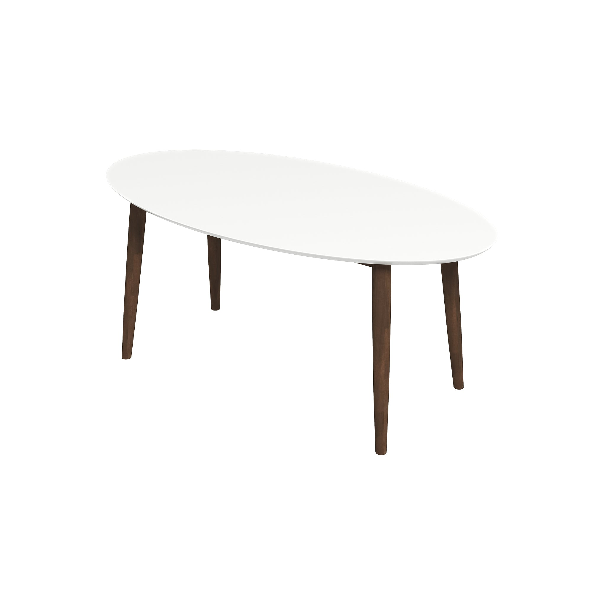 Ada Mid Century Modern Solid Wood Dining Table