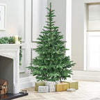 6ft Pre-Lit Christmas Tree with 300 Warm Lights