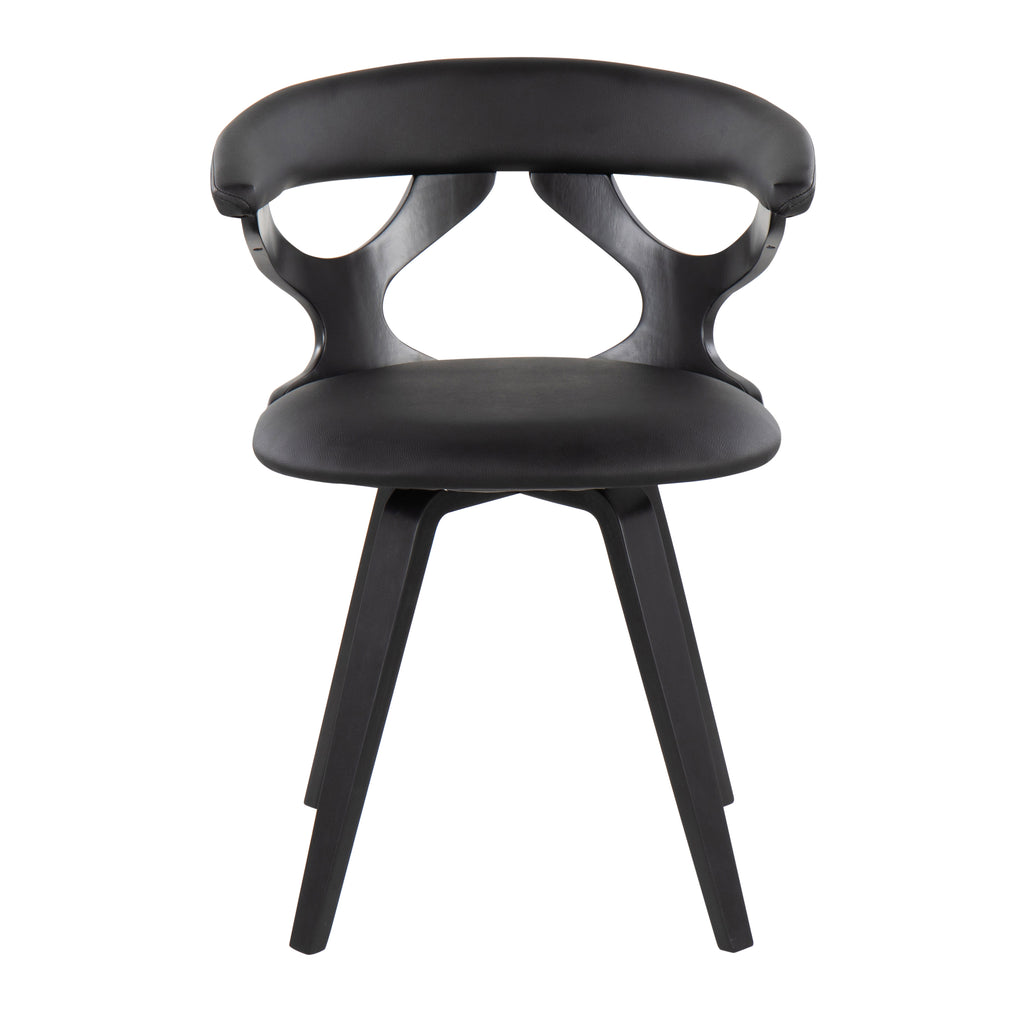 Contemporary Dining Accent Chair with Swivel