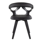 Contemporary Dining Accent Chair with Swivel