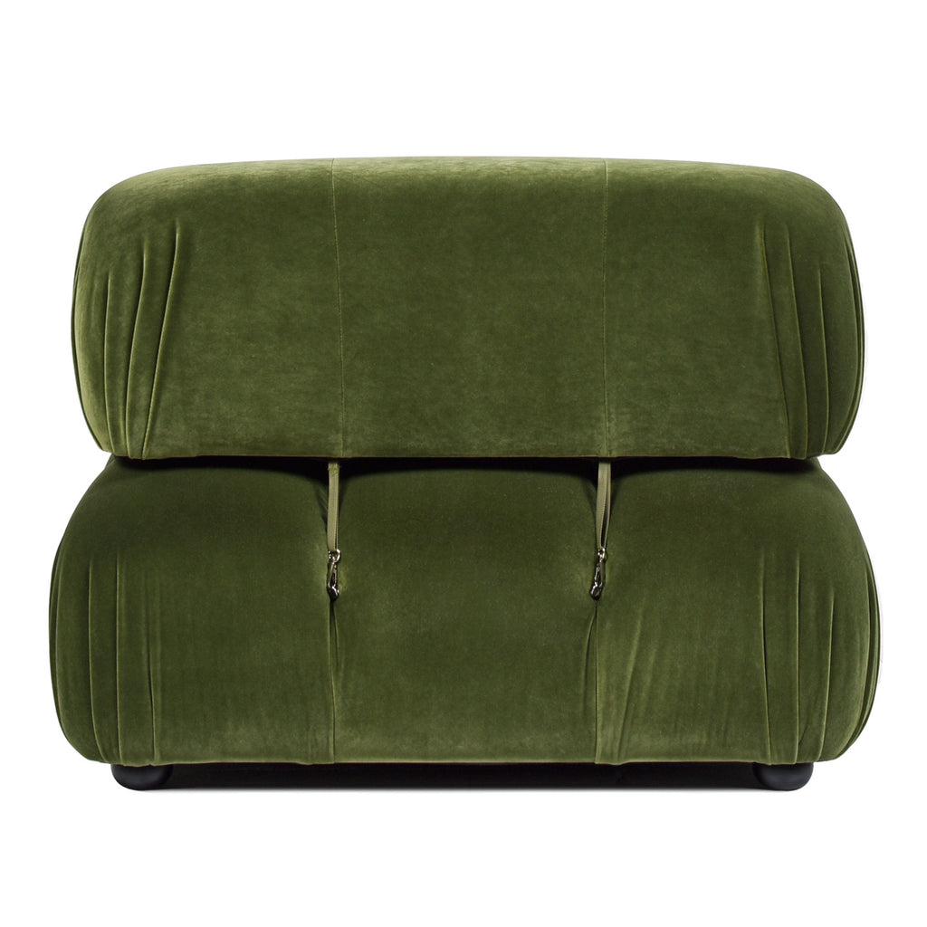 Marcel 36" Bubble Modular Modern Lounge Arm Chair, Olive