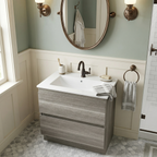 24″W x 18″D Drop In Bathroom Ceramic Vessel Sink