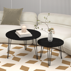 27.56'' Round Nesting Coffee Table Set of 2