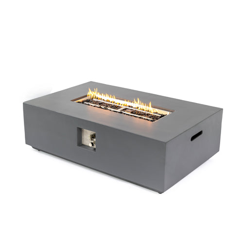 Concrete Propane/Natural Gas Fire Pit Table
