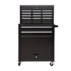 8-Drawer High-Capacity Rolling Tool Chest, Black