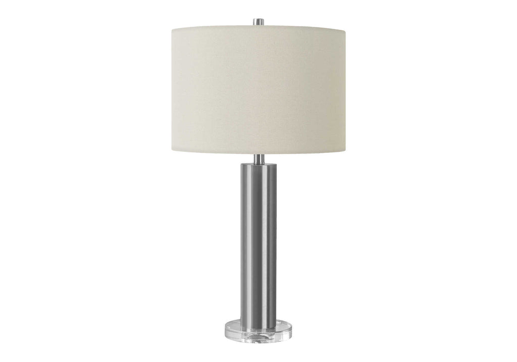 28"h Table Lamp in Nickel Metal