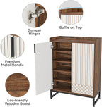 29.52" Brown Shoe Cabinet