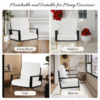 Upholstered Accent Chair: Velvet Lounge Arm Chair