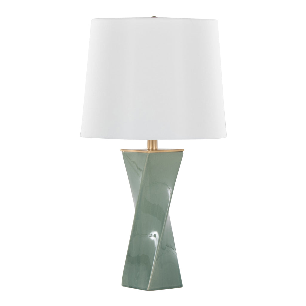Square Contemporary 27" Ceramic Table Lamp