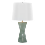 Square Contemporary 27" Ceramic Table Lamp