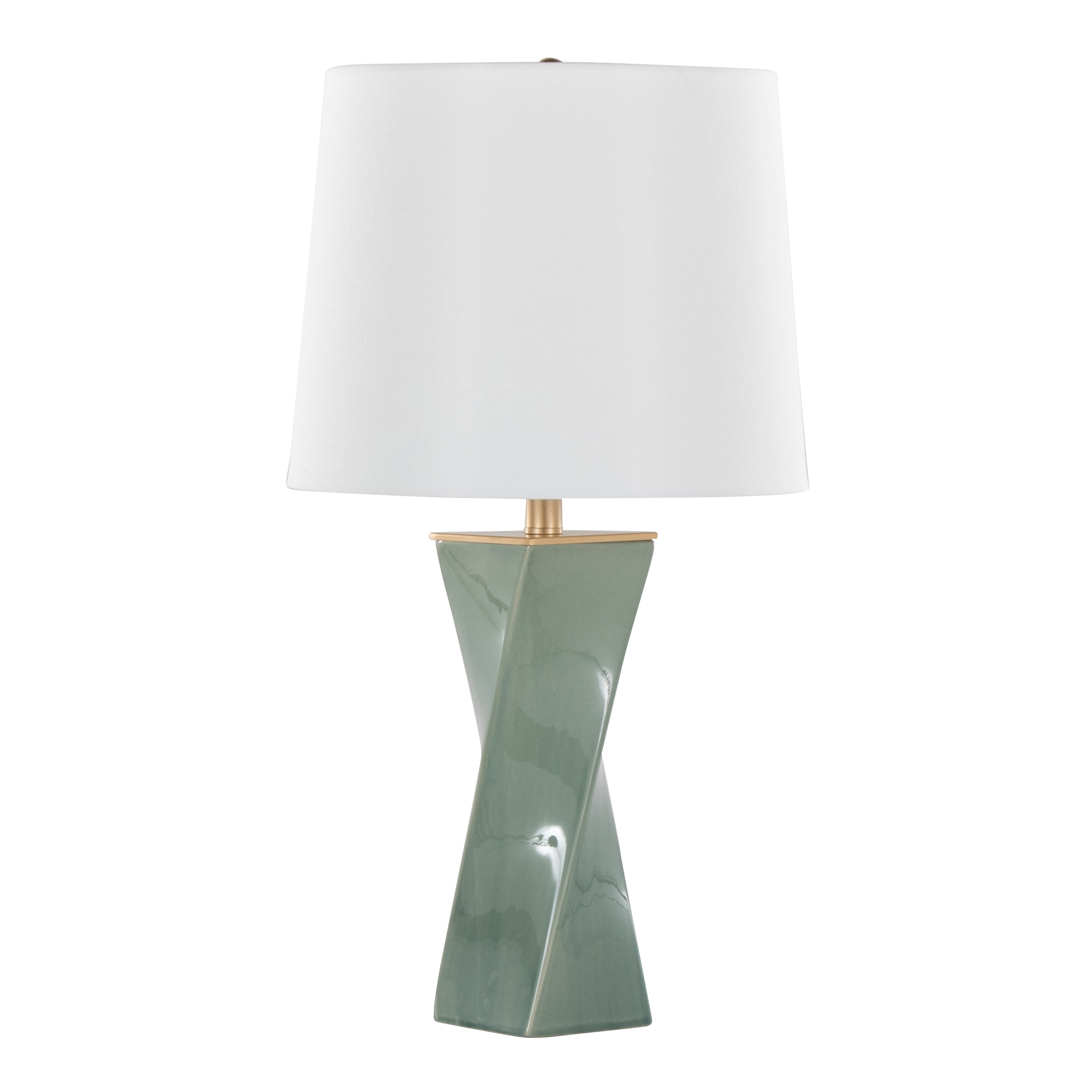 Square Contemporary 27" Ceramic Table Lamp