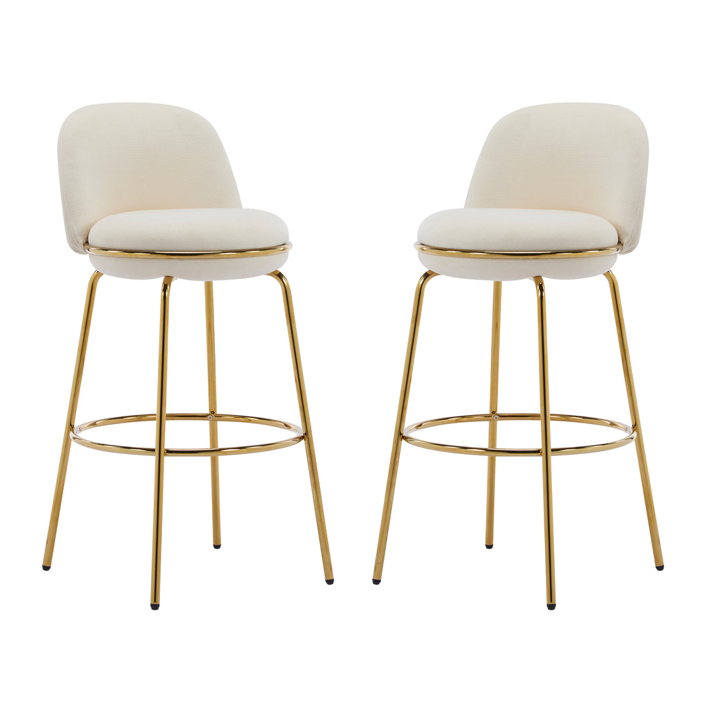 Rio Claro Indoor Metal Upholstered Barstool