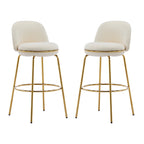 Rio Claro Indoor Metal Upholstered Barstool