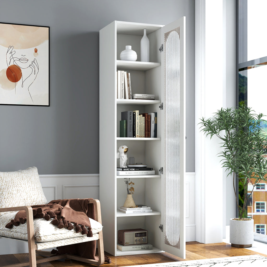 Tall Display Cabinet & Bookshelf
