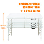 4ft Portable Folding Table - Maximum Weight 135KG