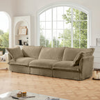Slipcovered 3 Seater Sofa Couch