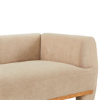Flow 79 in. Modern Upholstered Velvet Sofa