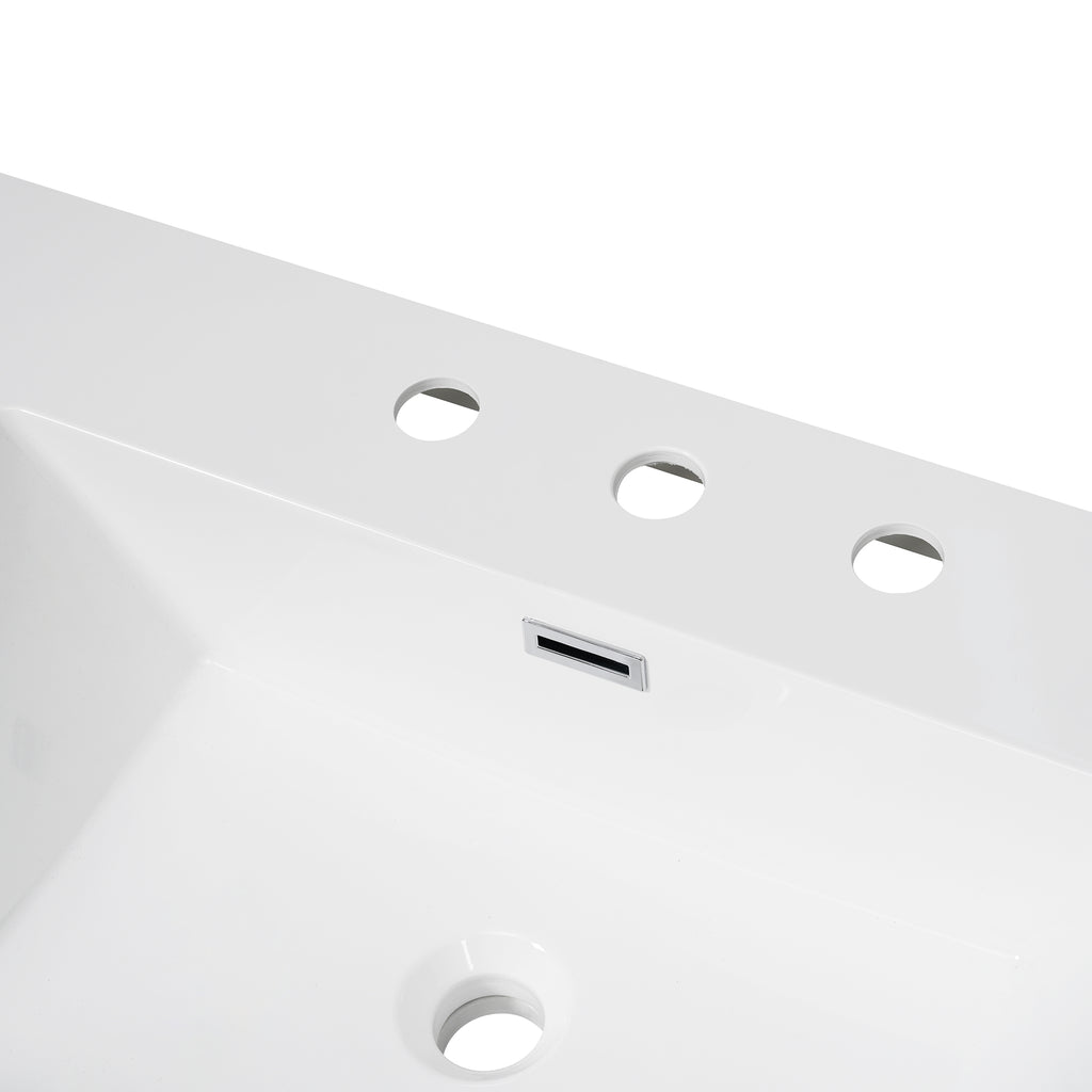 60" Resin Basin for Bathroom Vanity