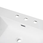 60" Resin Basin for Bathroom Vanity
