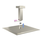 3" Ceiling Mounted Shower Arm with Flange in Brushed Nickel
