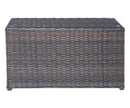 4-Person Outdoor Wicker Seating Set with Cushions – Fully Assembled