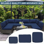 Outdoor Cushions for Patio Furniture Replacement - Navy Blue